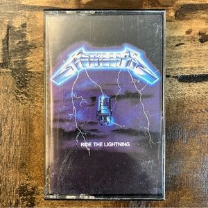 Vintage Metallica “Ride the Lightning” Cassette Tape